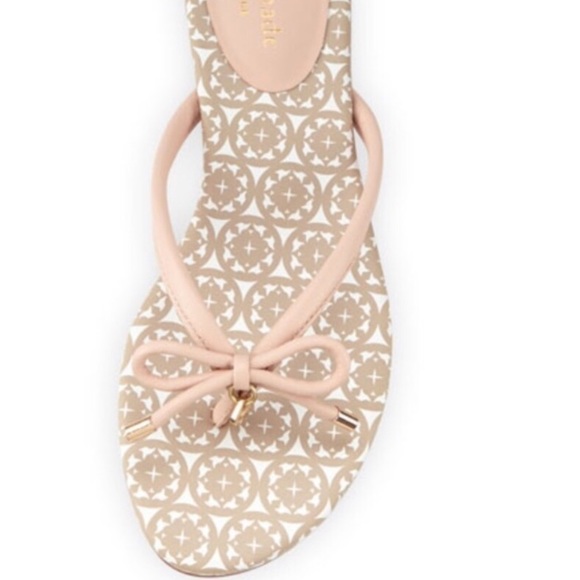 ๐NWOT Kate Spade Mistic PaleNappa Leather Sandals - Picture 8 of 8